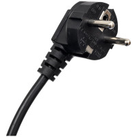 Кабель питания ExeGate Special PC-3S Евровилка угловая Schuko- С13 3х0.75 CCA черный 3м 281001