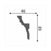 Потолочный плинтус Де-Багет Декор ДП 17/100 00-00002007
