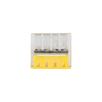 Строительно-монтажная клемма EKF СМК 2273-244 с пастой 4 отверстия 0,5-2.5 мм2 блистер 5шт. PROxima plc-smk-2273-244b