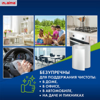Салфетки LAIMA универсальные в рулоне, 30 штук, 25х30 см, вискоза,45 г/м2 601565