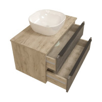 Раковина Teymi Solli 41 artceramic, накладная, белая 00-00256781