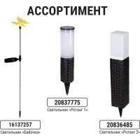 Светильник TDM ELECTRIC СС Лофт 2 на солнечных батареях, сталь, 15х12 cм, SQ0330-0120