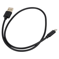 Кабель для зарядки Nord-Yada USB-Micro 2А 0.5м чёрный (TPE) 908926