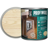 Алкидный антисептик PROFIWOOD (тонирующий; атмосферостойкий; бесцветный; 2.5 л; 2.1 кг) 63854