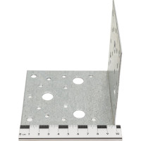 Крепежный уголок РемоКолор KU 2 мм, 105x105x90 мм 710-0099