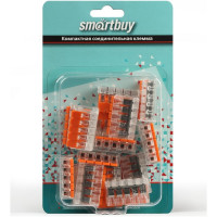 Компактная соединительная 5-ти проводная клемма Smartbuy с рычажками, розничная упаковка SBE-ccwcc-5-rp