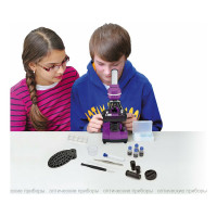 Микроскоп Bresser Junior Biolux SEL 40–1600x, фиолетовый 74321