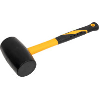 Киянка TOLSEN резиновая фибергласовая рукоятка 675г 25037