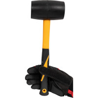 Киянка TOLSEN резиновая фибергласовая рукоятка 675г 25037