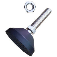 Шарнирная регулируемая опора UnitMC 50хМ12х50 (основание PA66, винт сталь) 400201 50xM12x50