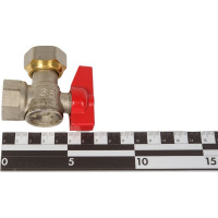 Шаровой кран MVI полнопроходной угловой, с накидной гайкой 3/4", внутренняя-внутренняя BV.532.05