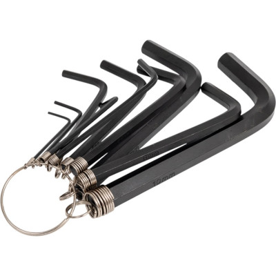 Набор шестигранников TOLSEN на кольце 10 предметов 20051