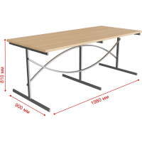 Стол на дачу АКТИВАГРО.РФ 2 м 064