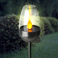 Садовый светильник ЭРА ERASF22-37 Идеал, на солнечной батарее, 32 см, Б0053380