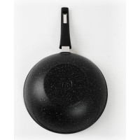 Сковорода ВОК Мечта АП Гранит black 28 см, со съемной ручкой и стеклянной крышкой с078802