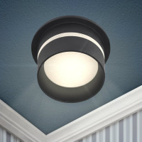 Встраиваемый декоративный светильник ЭРА DK93 BK MR16/GU5.3 черный Б0054365