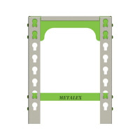 Лавка ООО Металекс Metalex 350x800x450 мм LM358045
