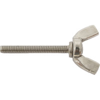 Винт-барашек КРЕП-КОМП американский тип, нержавейка А2, DIN 316, 3x25, 100 шт. вб325