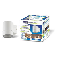 Садово-парковый фасадный светильник General Lighting Systems одинарный GX53, 116х140х90мм, металл, белый IP65 GWL-GX53-M-IP65 661137
