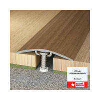 Стык с дюбелем РУССКИЙ ПРОФИЛЬ 40 мм, 0.9 м, орех темный 4680427035753