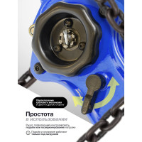 Подвесная трещоточная лебедка Forsage 1.5т F-TRC7015/TR/(4031)