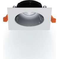 Встраиваемый потолочный светильник RITTER Artin скрытая лампа 90x90x30 монтажное отверстие 75x75 GU5.3 алюминий, белый/черный 51430 5