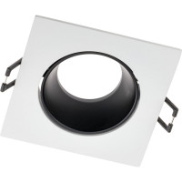 Встраиваемый потолочный светильник RITTER Artin скрытая лампа 90x90x30 монтажное отверстие 75x75 GU5.3 алюминий, белый/черный 51430 5