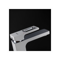 Смеситель для умывальника Gappo 35к G1017-8 литой, п/гайку, белый, хром 544088