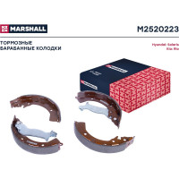 Тормозные колодки барабанные задние Hyundai Solaris I, II 10-, i20 I, II 08-, Kia Rio III, IV MARSHALL M2520223