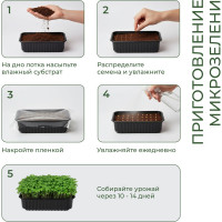 Кокосовый субстрат ГеоПластБорд брикет 70 л, грунт для растений, коричневый 72150