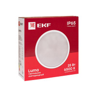 Светодиодный светильник EKF ЖКХ круг ДПО-2012 25Вт 6500K IP65 PROxima BKL-2012-R-25-6500