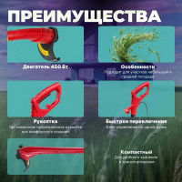 Электрический триммер WORTEX TE250400019