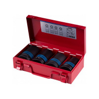 Набор ударных глубоких торцевых головок 1", 6-гранные, 27-33 мм, 4 предмета KING TONY 8404MP