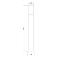 Уличный фонарь (столб) MAYTONI Willis O418FL-01B1