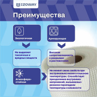 Малярная сетка Izoway 2х2 мм, 10 м 17855