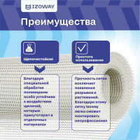 Малярная сетка Izoway 2х2 мм, 10 м 17855