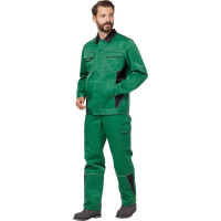 Костюм Эксперт Спецодежда Страйк 2, зеленый/черный, р. 60-62, рост 194-200 6446000060318