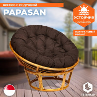 Кресло Tetchair PAPASAN 23/01 W Honey с подушкой, ткань, мед/коричневый 3М7-147 13732