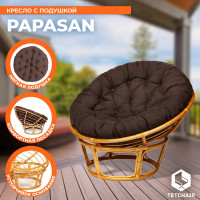 Кресло Tetchair PAPASAN 23/01 W Honey с подушкой, ткань, мед/коричневый 3М7-147 13732