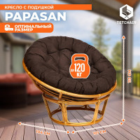 Кресло Tetchair PAPASAN 23/01 W Honey с подушкой, ткань, мед/коричневый 3М7-147 13732