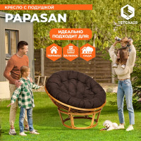 Кресло Tetchair PAPASAN 23/01 W Honey с подушкой, ткань, мед/коричневый 3М7-147 13732
