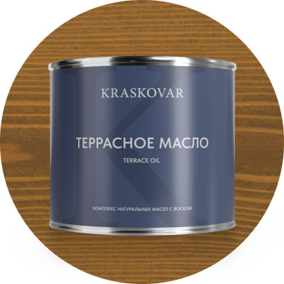 Масло террасное Kraskovar Дуб 2,2л 1142