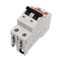 Автоматический 2-полюсной выключатель ABB S202 B63 2CDS252001R0635