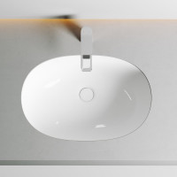 Умывальник Ceramicanova Element овальный, встраиваемый под столешницу 565x385x210 мм CN6044