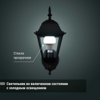 Светильник уличный четырехгранник TDM ELECTRIC, 60Вт, вверх, черный SQ0330-0021