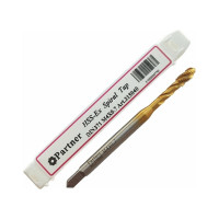 Метчик Partner M4х0.7 HSSE, DIN371, спиральная канавка, Н6, TiN 315040