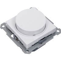Светорегулятор Systeme Electric ATLASDESIGN (диммер) повор-нажим, LED, RC, 400Вт, механизм, БЕЛЫЙ ATN000123