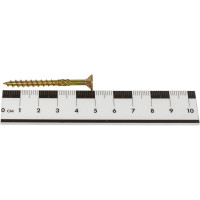 Саморезы по дереву КРЕП-КОМП ПРОФИ желтые, потайные, 4.5x50 мм, 20 шт. 04550Fhмф