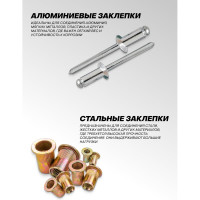 Комбинированный набор заклепок Rockforce 165 предметов RF-36481C RF-36481C(50557)