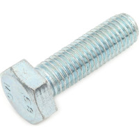 Болт МЕТАЛЛСЕРВИС М12x40, DIN 933, с полной резьбой, цинк, 10 шт. 1239018